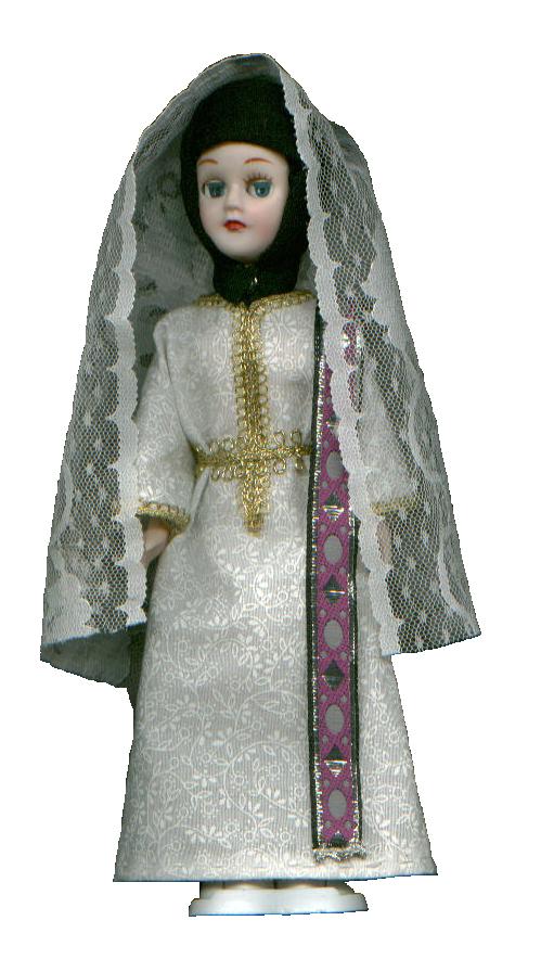 A.A.A. Collectible Armenian Dolls: Deaconess, Constantinople, 19th Century