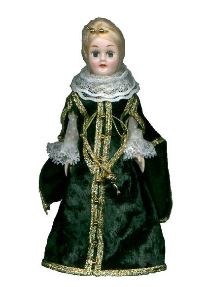 A.A.A. Collectible International Dolls: Spanish lady, 1590